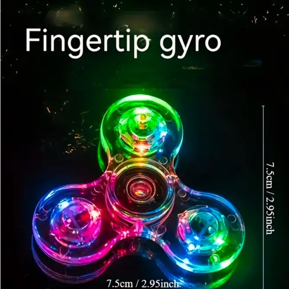 LED Fingertip Gyro Spinner